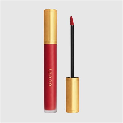 gucci rouge à lèvres voile lipstick in 25 goldie red|gucci red lipstick.